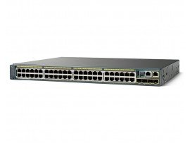Cisco Catalyst 2960-X 48 GigE PoE 740W, 2 x 10G SFP+, LAN Base, WS-C2960X-48FPD-L